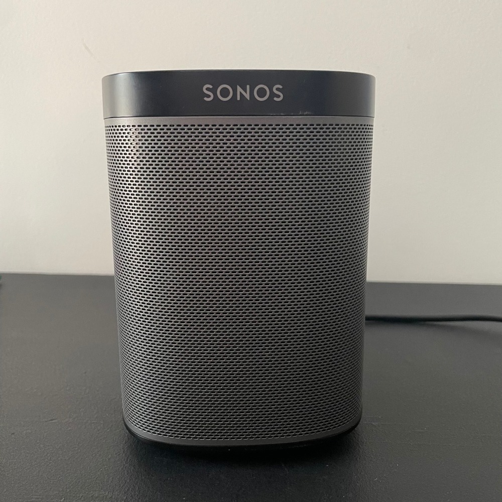 Sonos Play:1 Wireless Smart Speaker Black Silver Compact Home Audio PL1